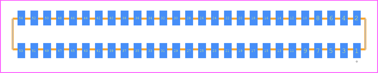 CLP-127-02-L-D-TR - SAMTEC PCB footprint - Other - Other - CLP-127-02-XXX-D-TR