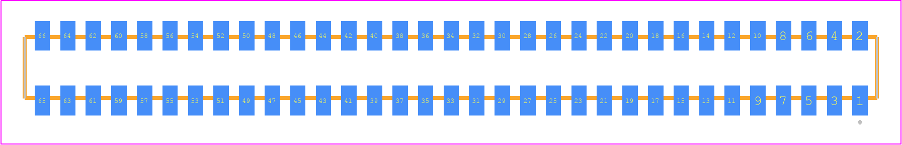 CLP-133-02-LTL-D-TR - SAMTEC PCB footprint - Other - Other - CLP-133-02-XXX-D-TR