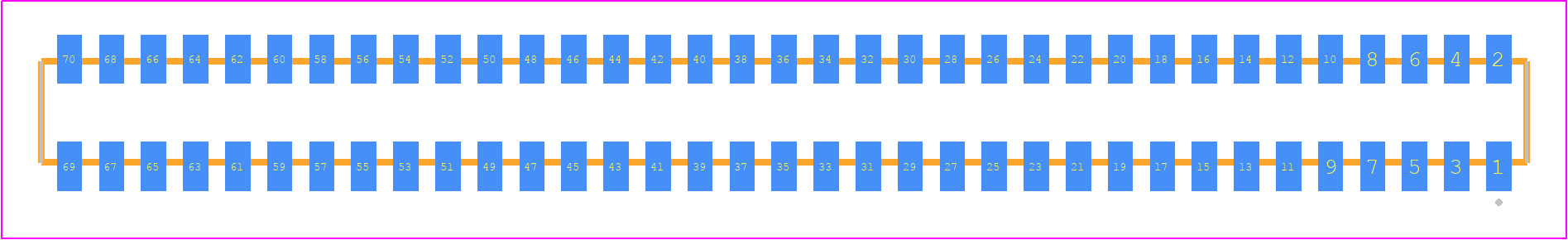 CLP-135-02-L-D-TR - SAMTEC PCB footprint - Other - Other - CLP-135-02-XXX-D-TR