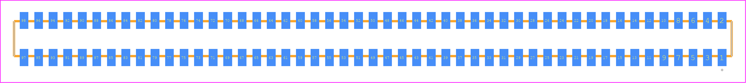 CLP-149-02-STL-D-TR - SAMTEC PCB footprint - Other - Other - CLP-149-02-XXX-D-TR