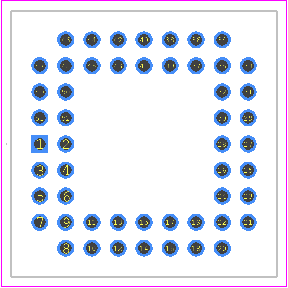 PLCC-52-AT - Adam Tech PCB footprint - Other - Other - PLCC-52-AT-4
