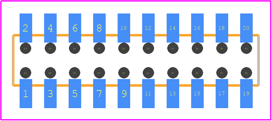 2-2314844-0 - TE Connectivity PCB footprint - Other - Other - 2-2314844-0-1