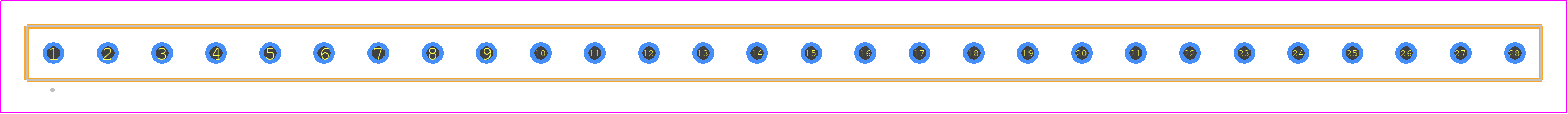 BBL-128-T-F - SAMTEC PCB footprint - Other - Other - BBL-128-Y-X