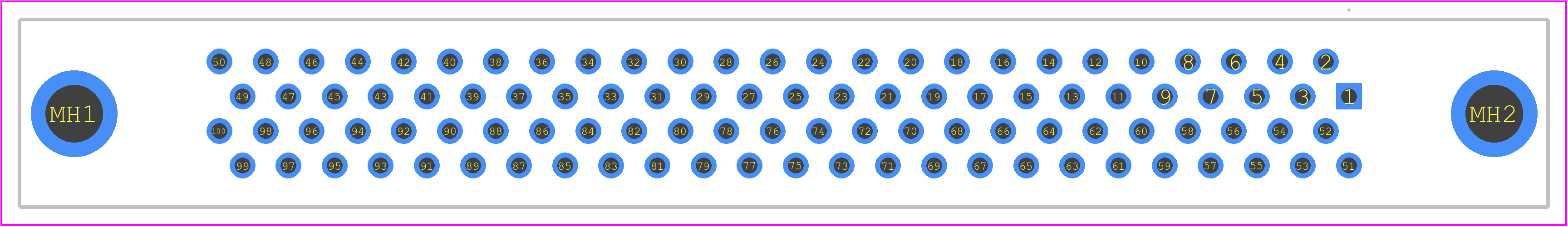 749070-9 - TE Connectivity PCB footprint - Other - Other - 749070-9-3
