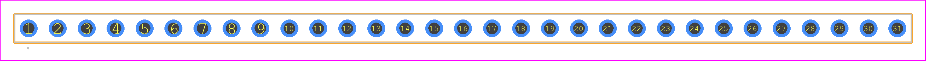 TSW-131-22-L-S - SAMTEC PCB footprint - Other - Other - TSW-131-XX-YY-S