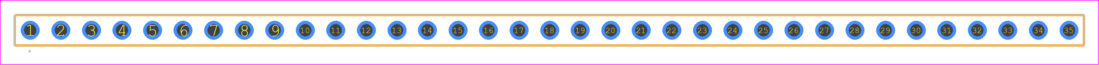 TSW-135-21-FM-S - SAMTEC PCB footprint - Other - Other - TSW-135-XX-YY-S