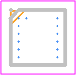 NXH5104UK/A1Z - NXP PCB footprint - BGA - BGA - SOT1461-1