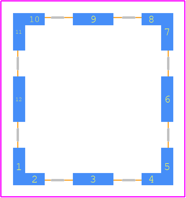 2118706-4 - TE Connectivity PCB footprint - Other - Other - 2118706-4