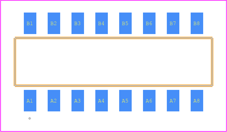 MMS-108-02-T-SH - SAMTEC PCB footprint - Other - Other - MMS-108-02-XXX-SH