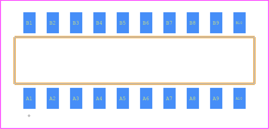 MMS-110-02-LM-SH - SAMTEC PCB footprint - Other - Other - MMS-110-02-XXX-SH