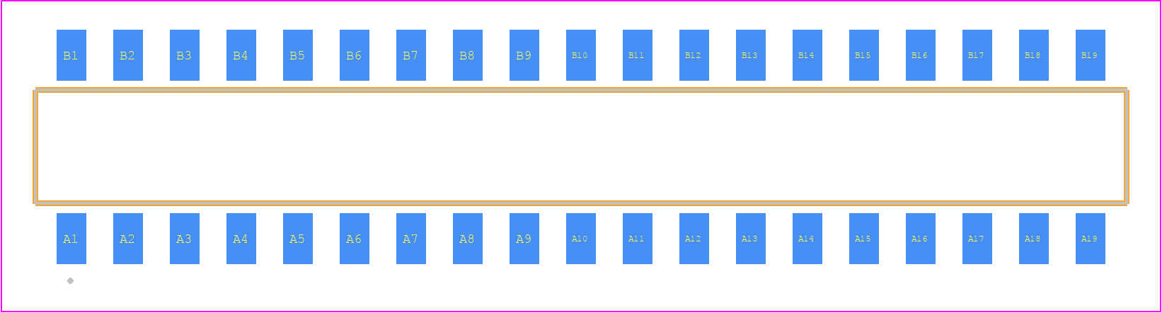 MMS-119-02-H-SH - SAMTEC PCB footprint - Other - Other - MMS-119-02-XXX-SH