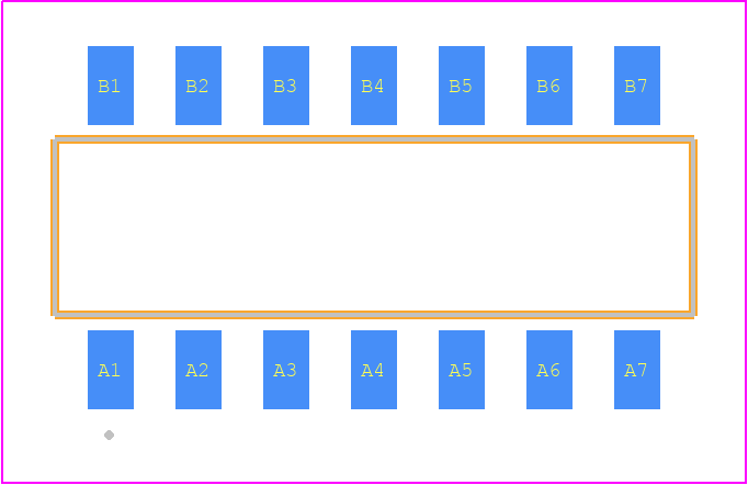 MMS-107-02-LTL-SH-TR - SAMTEC PCB footprint - Other - Other - MMS-107-02-XXX-SH-TR
