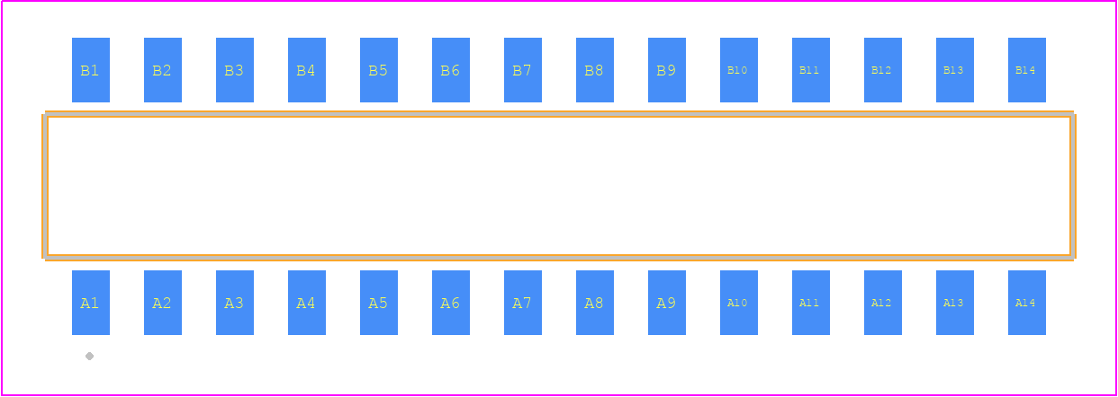 MMS-114-02-S-SH-TR - SAMTEC PCB footprint - Other - Other - MMS-114-02-XXX-SH-TR
