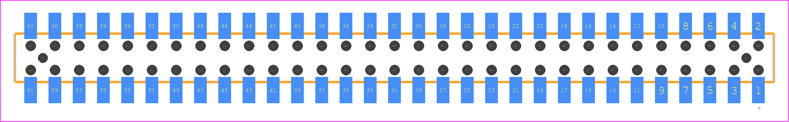 MMS-131-02-T-DV-A - SAMTEC PCB footprint - Other - Other - MMS-131-02-XXX-DV-A