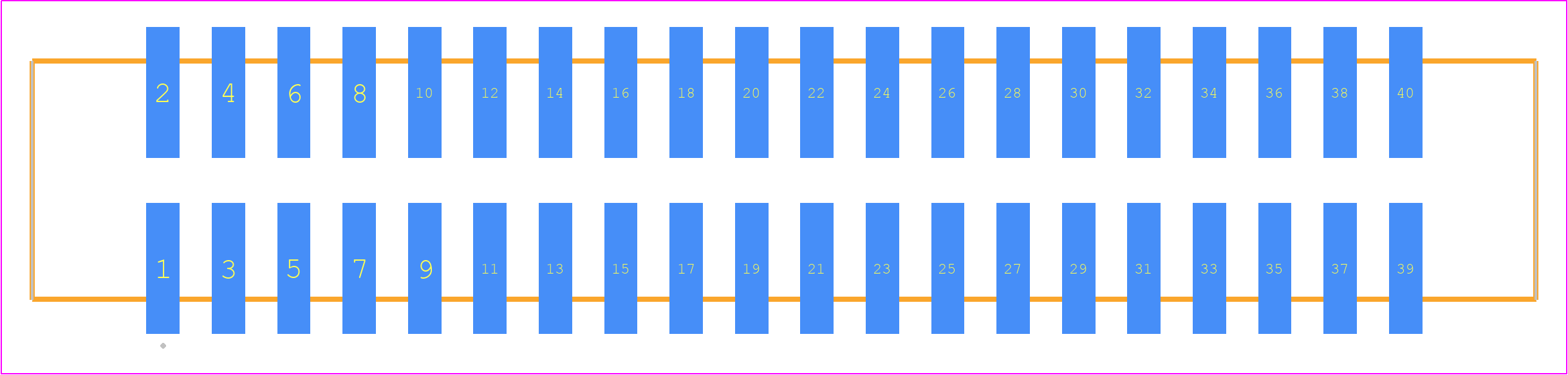 HTST-120-01-S-DV-P-TR - SAMTEC PCB footprint - Other - Other - HTST-120-01-YY-DV-P-TR