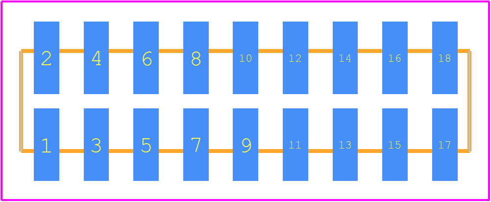 15-91-0180 - Molex PCB footprint - Other - Other - 15-91-0180-2