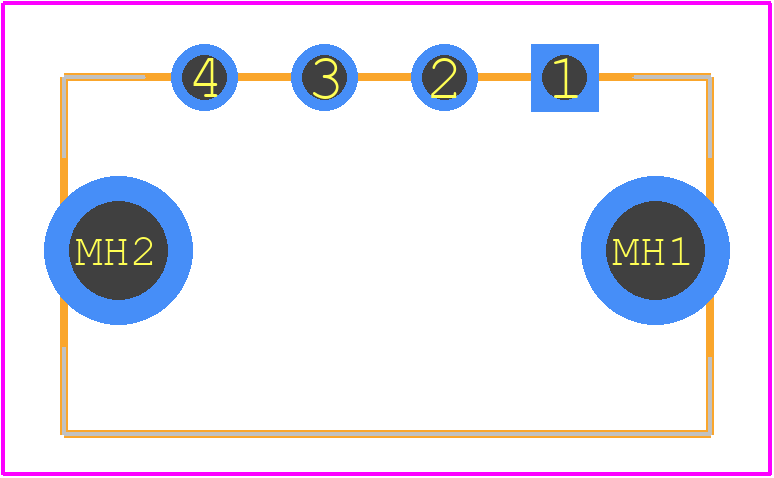 2-1445054-4 - TE Connectivity PCB footprint - Other - Other - 2-1445054-4-3