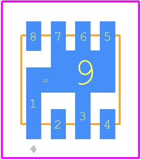 SIM-43H+ - Mini-Circuits PCB footprint - Other - Other - SIM-43H+-3