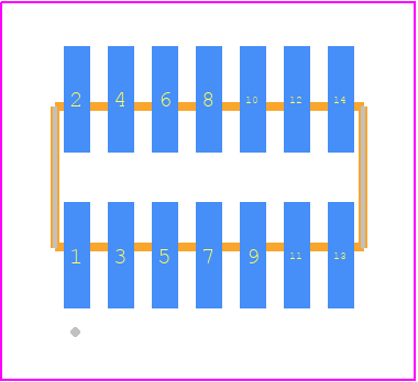 FTMH-107-03-LM-DV - SAMTEC PCB footprint - Other - Other - FTMH-107-YY-XX-DV