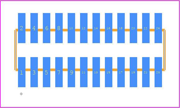 FTMH-112-03-LM-DV - SAMTEC PCB footprint - Other - Other - FTMH-112-YY-XX-DV