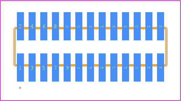 FTMH-113-03-H-DV - SAMTEC PCB footprint - Other - Other - FTMH-113-YY-XX-DV