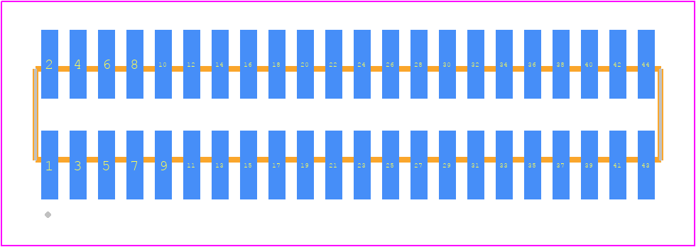 FTMH-122-03-H-DV - SAMTEC PCB footprint - Other - Other - FTMH-122-YY-XX-DV
