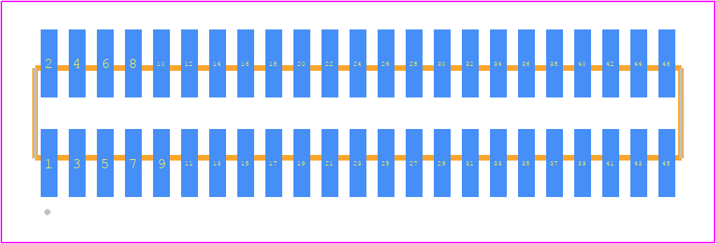 FTMH-123-03-G-DV - SAMTEC PCB footprint - Other - Other - FTMH-123-YY-XX-DV