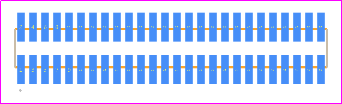 FTMH-126-03-F-DV - SAMTEC PCB footprint - Other - Other - FTMH-126-YY-XX-DV