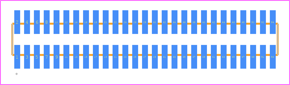 FTMH-127-03-F-DV - SAMTEC PCB footprint - Other - Other - FTMH-127-YY-XX-DV