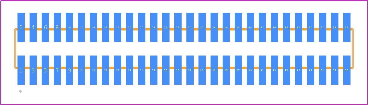 FTMH-128-03-L-DV - SAMTEC PCB footprint - Other - Other - FTMH-128-YY-XX-DV
