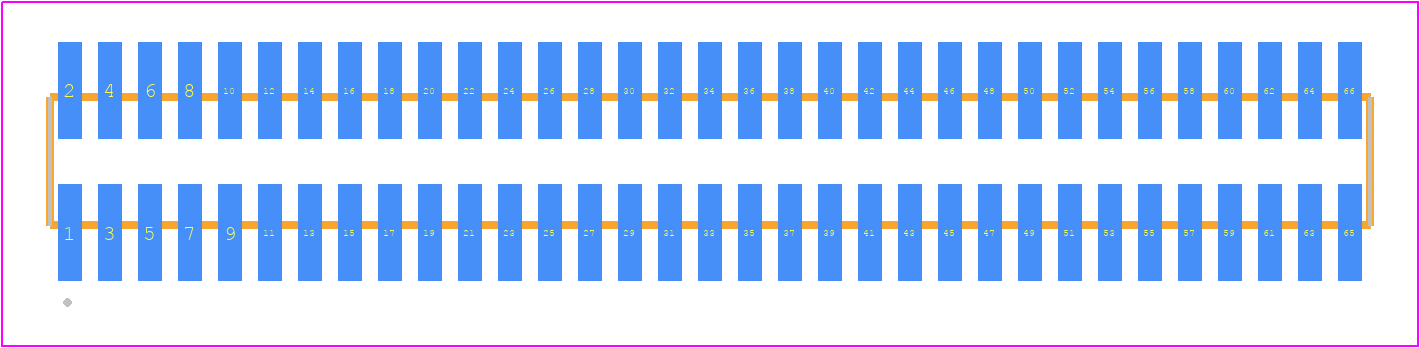 FTMH-133-03-LM-DV - SAMTEC PCB footprint - Other - Other - FTMH-133-YY-XX-DV