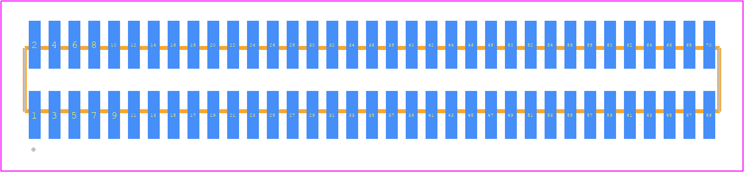 FTMH-135-03-F-DV - SAMTEC PCB footprint - Other - Other - FTMH-135-YY-XX-DV