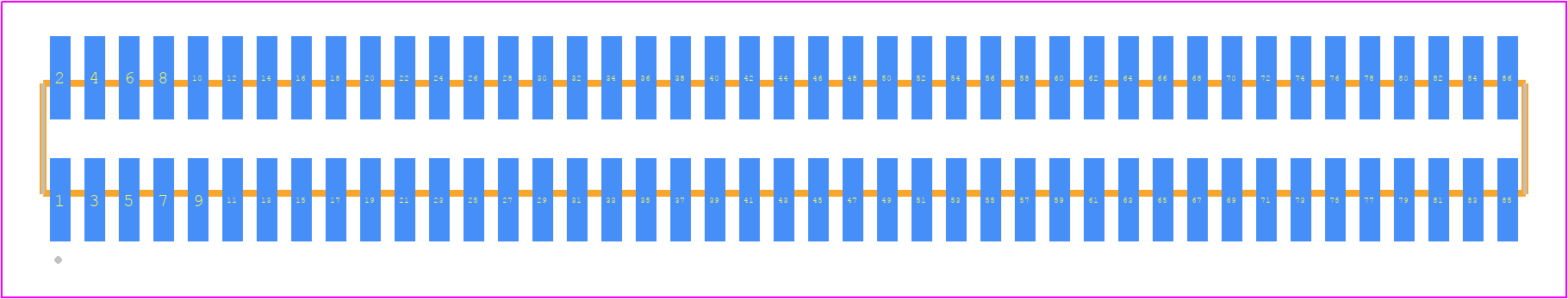FTMH-143-03-L-DV - SAMTEC PCB footprint - Other - Other - FTMH-143-YY-XX-DV