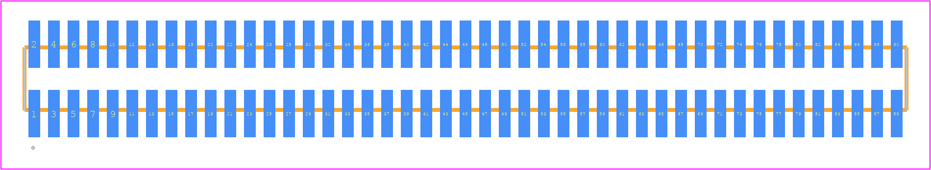 FTMH-145-03-G-DV - SAMTEC PCB footprint - Other - Other - FTMH-145-YY-XX-DV