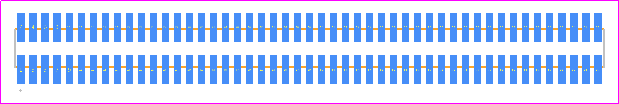 FTMH-149-03-L-DV - SAMTEC PCB footprint - Other - Other - FTMH-149-YY-XX-DV