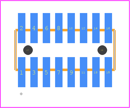 FTMH-108-03-G-DV-A - SAMTEC PCB footprint - Other - Other - FTMH-108-YY-XX-DV-A