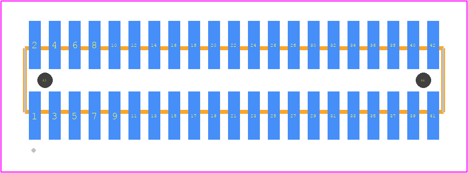 FTMH-121-03-L-DV-A - SAMTEC PCB footprint - Other - Other - FTMH-121-YY-XX-DV-A