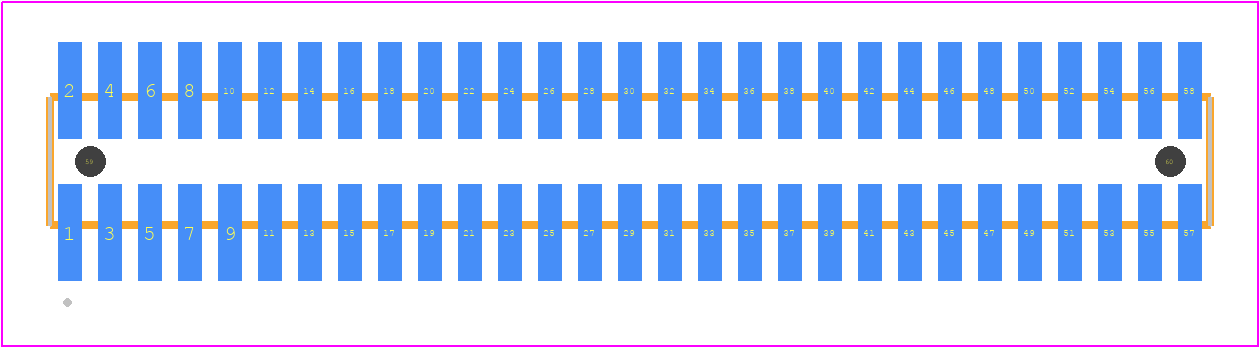 FTMH-129-02-F-DV-A - SAMTEC PCB footprint - Other - Other - FTMH-129-YY-XX-DV-A