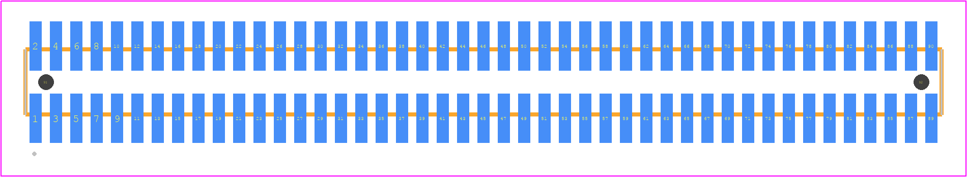 FTMH-145-02-F-DV-A - SAMTEC PCB footprint - Other - Other - FTMH-145-YY-XX-DV-A