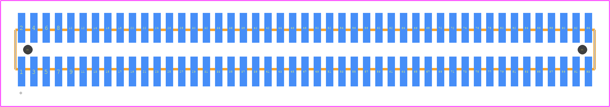 FTMH-147-03-H-DV-A - SAMTEC PCB footprint - Other - Other - FTMH-147-YY-XX-DV-A