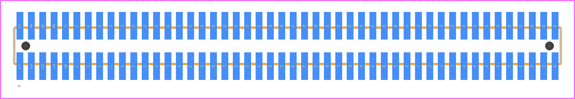 FTMH-148-03-F-DV-A - SAMTEC PCB footprint - Other - Other - FTMH-148-YY-XX-DV-A