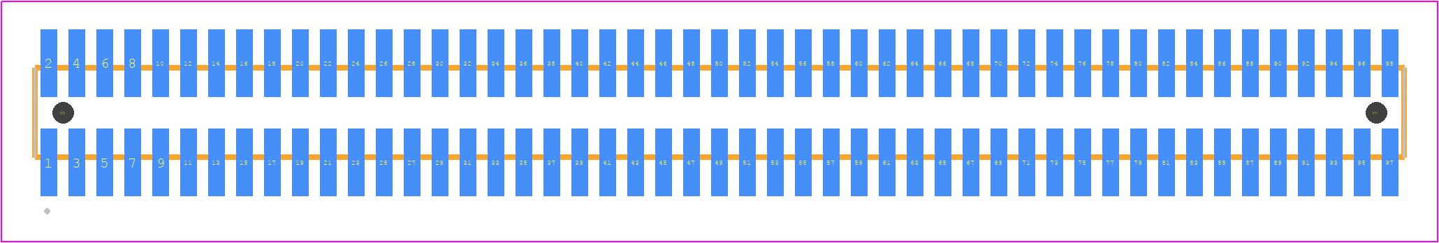 FTMH-149-03-F-DV-A - SAMTEC PCB footprint - Other - Other - FTMH-149-YY-XX-DV-A