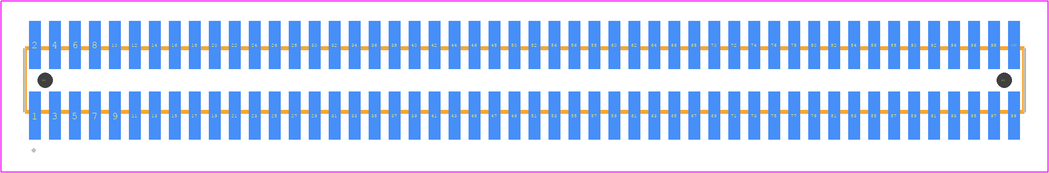 FTMH-150-02-F-DV-A - SAMTEC PCB footprint - Other - Other - FTMH-150-YY-XX-DV-A