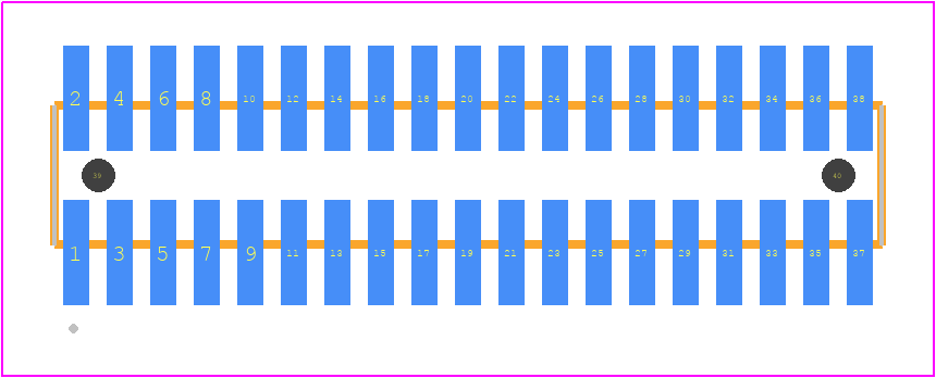 FTMH-119-02-L-DV-A-P - SAMTEC PCB footprint - Other - Other - FTMH-119-YY-XX-DV-A-P