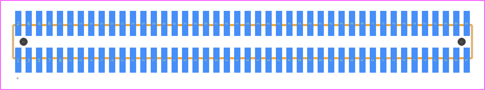 FTMH-144-03-FM-DV-A-P - SAMTEC PCB footprint - Other - Other - FTMH-144-YY-XX-DV-A-P