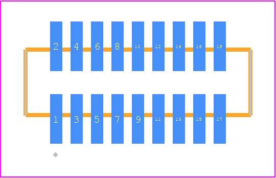 FTMH-109-02-F-DV-ES - SAMTEC PCB footprint - Other - Other - FTMH-109-YY-XX-DV-ES