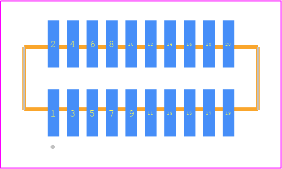 FTMH-110-02-FM-DV-ES - SAMTEC PCB footprint - Other - Other - FTMH-110-YY-XX-DV-ES