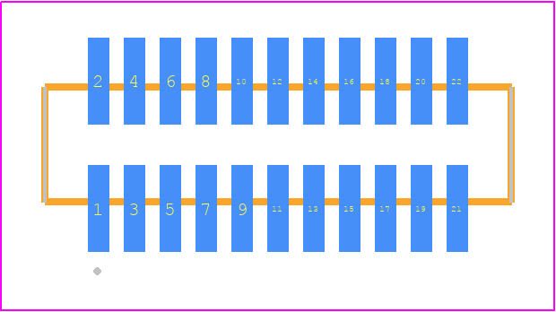 FTMH-111-02-L-DV-ES - SAMTEC PCB footprint - Other - Other - FTMH-111-YY-XX-DV-ES