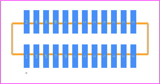 FTMH-112-03-G-DV-ES - SAMTEC PCB footprint - Other - Other - FTMH-112-YY-XX-DV-ES