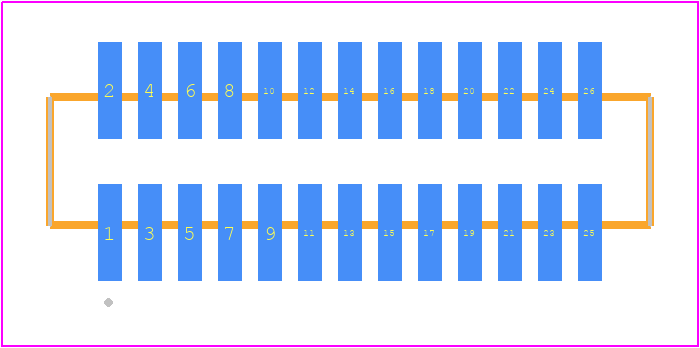 FTMH-113-02-F-DV-ES - SAMTEC PCB footprint - Other - Other - FTMH-113-YY-XX-DV-ES